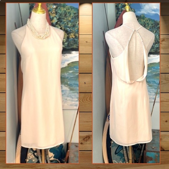 ⭐️Romantic & Flirty, Lightweight Curtain-Back, Mini Dress, Dress Up/Down,Size S - Picture 1 of 10